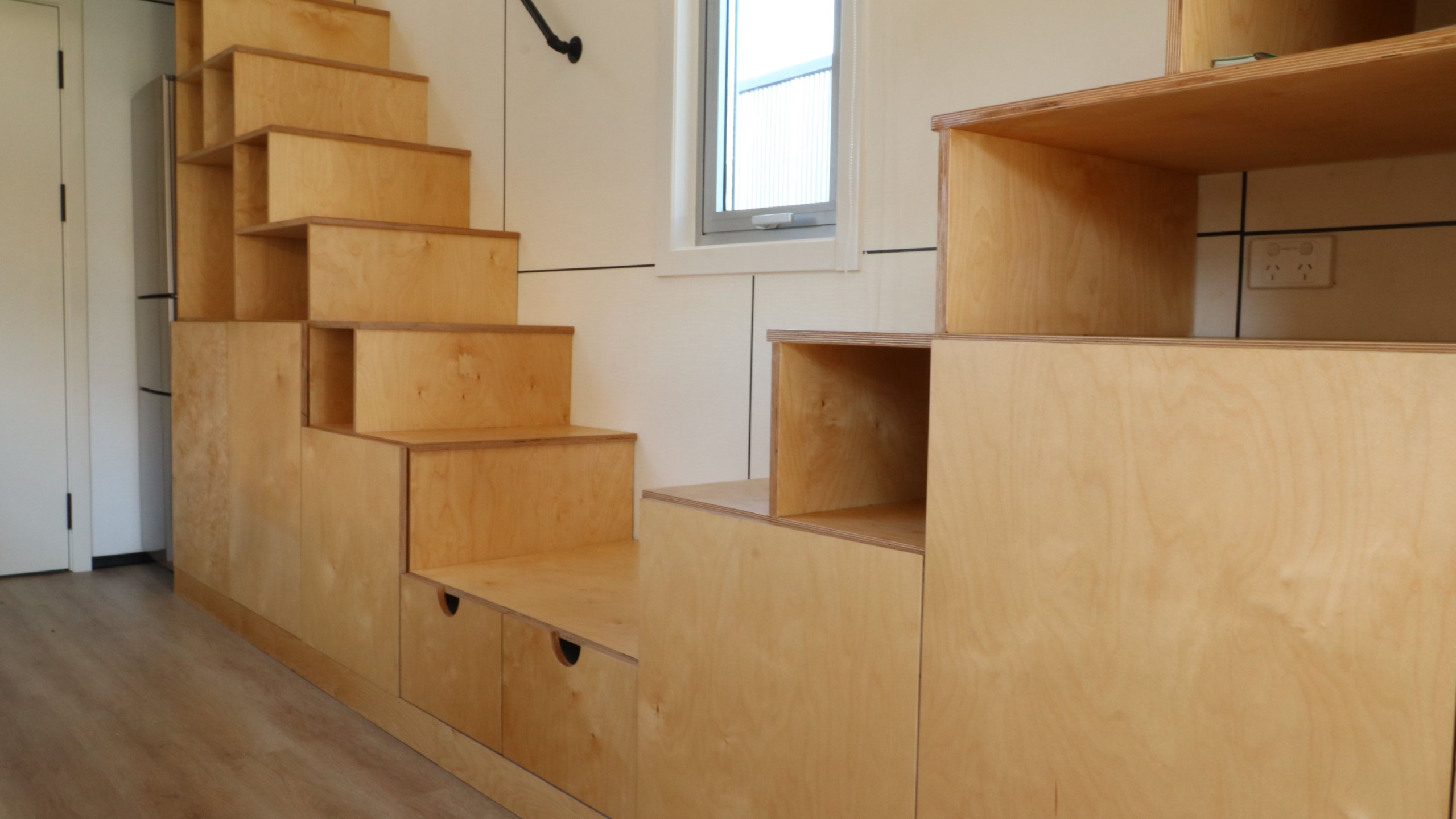 Dual Staircase + Storage